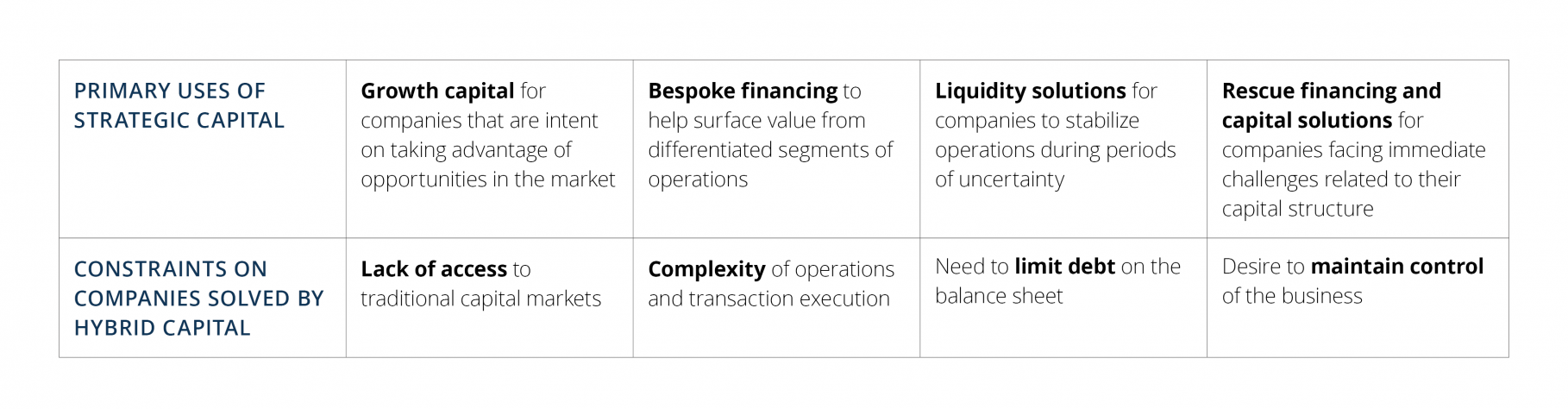 Strategic Vision - Strategic Non-Control Capital