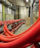 big red cables