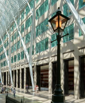 Interior view of Brookfield Place. Toronto
