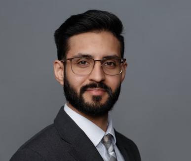 Businessman smiling