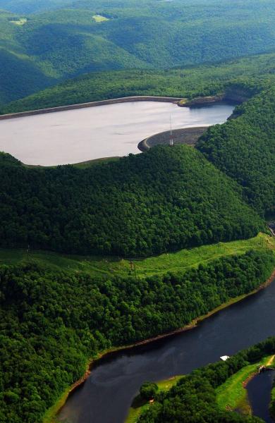 Bear Swamp Aerial View