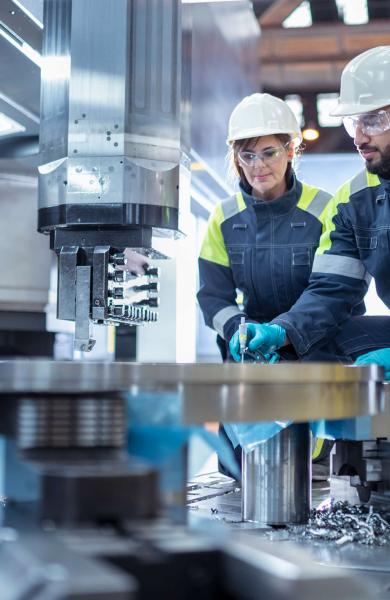 Industrial workers 