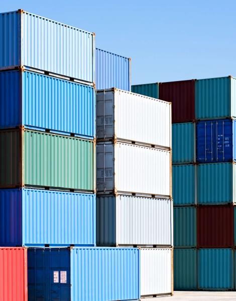 cargo containers daytime 