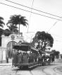 Brazil old train black and white 