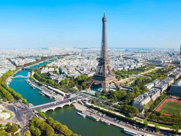 view of Paris from above