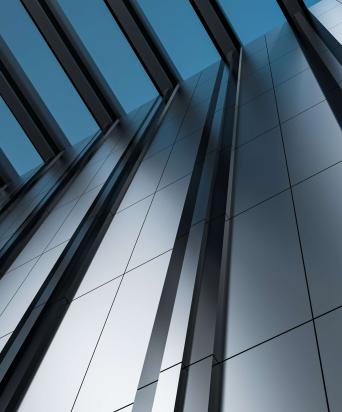 Exterior of modern building