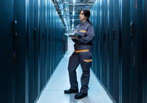 Data center interior