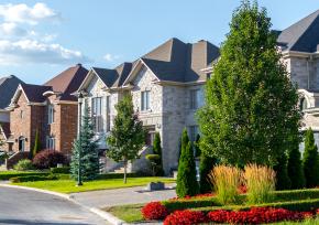 La Trobe Financial houses in a neighborhood