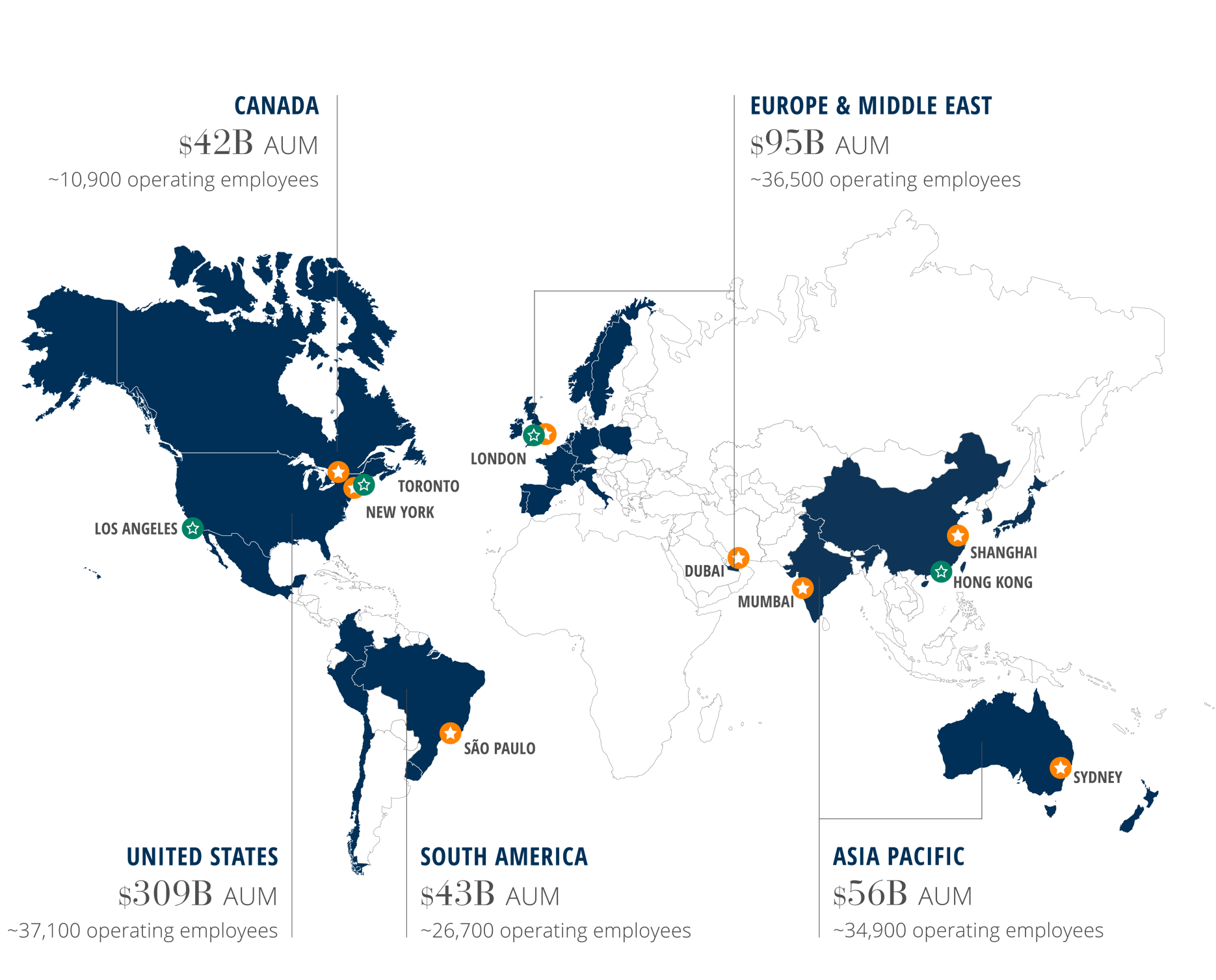 global presence map