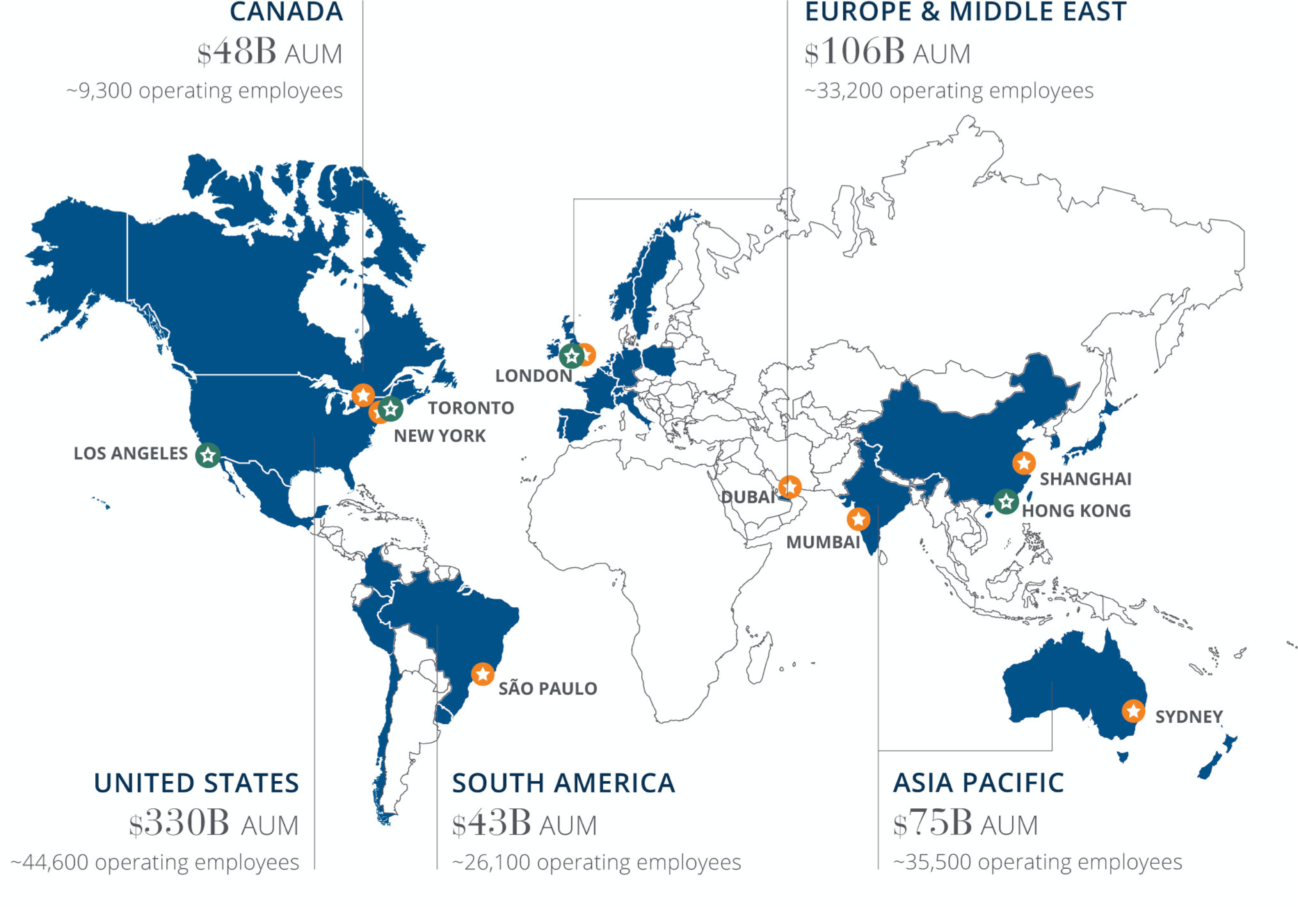 Global Reach map